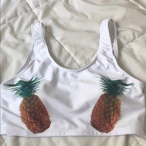 Pineapple SwimSuit Top